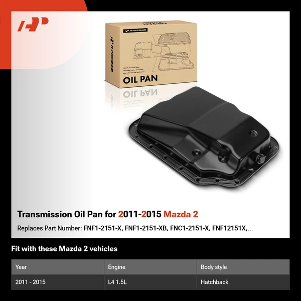 Transmission Oil Pan for 2011-2015 Mazda 2