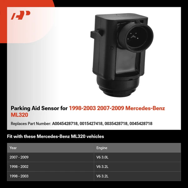 Parking Aid Sensor for 1998-2003 2007-2009 Mercedes-Benz ML320