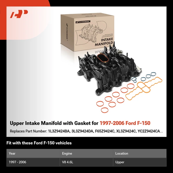 Upper Intake Manifold with Gasket for 1997-2006 Ford F-150