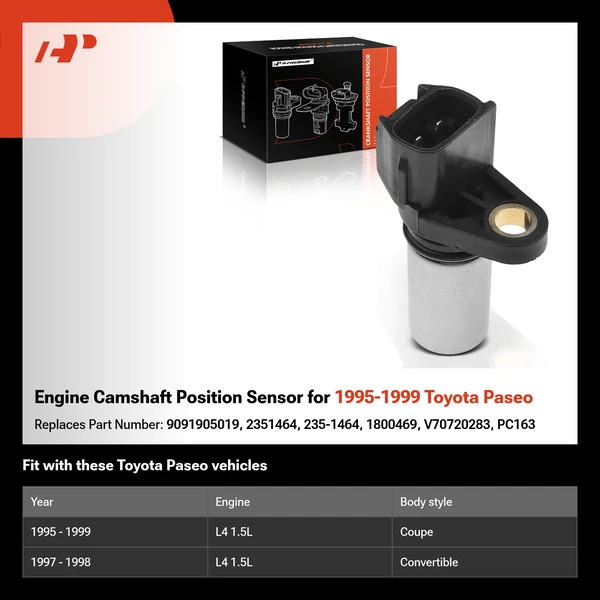 Engine Camshaft Position Sensor for 1995-1999 Toyota Paseo