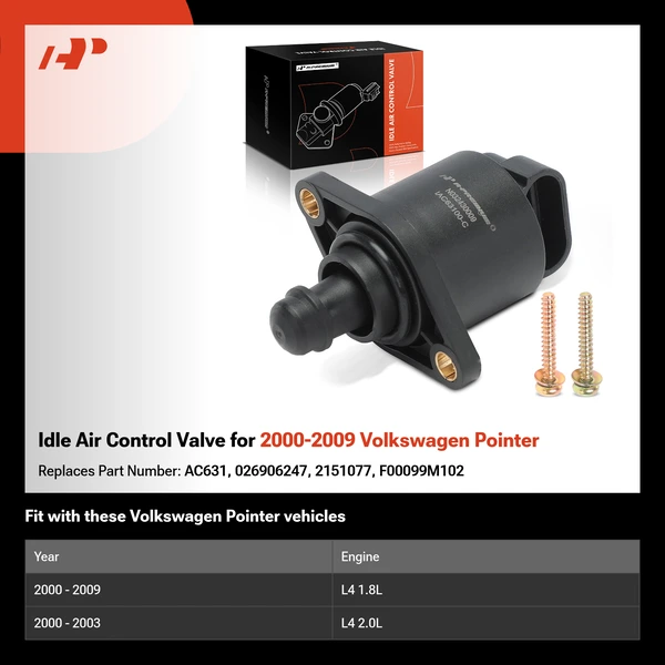 Idle Air Control Valve for 2000-2009 Volkswagen Pointer