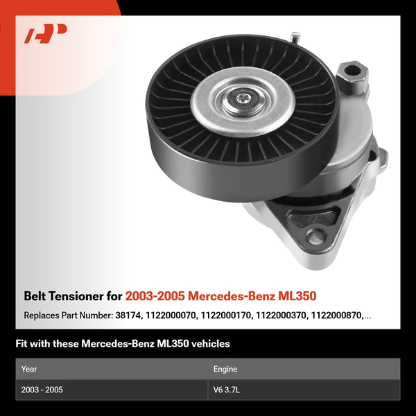 Belt Tensioner for 2003-2005 Mercedes-Benz ML350