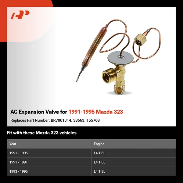 AC Expansion Valve for 1991-1995 Mazda 323