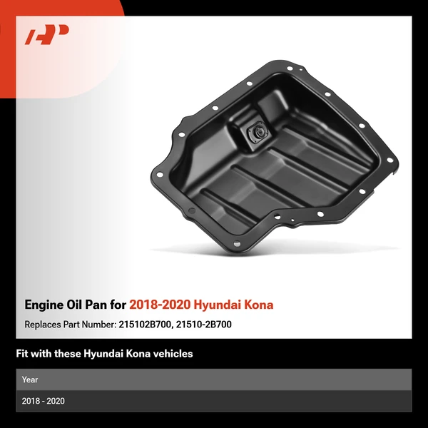 Engine Oil Pan for 2018-2020 Hyundai Kona