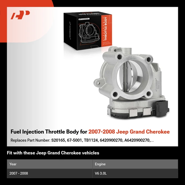 Fuel Injection Throttle Body for 2007-2008 Jeep Grand Cherokee