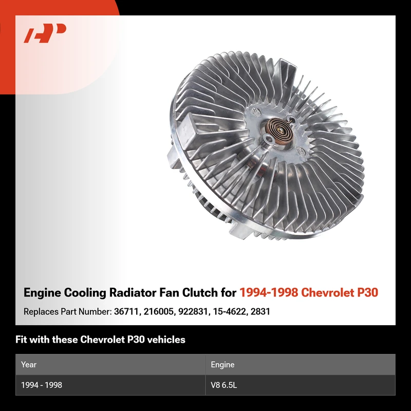 Engine Cooling Radiator Fan Clutch for 1994-1998 Chevrolet P30