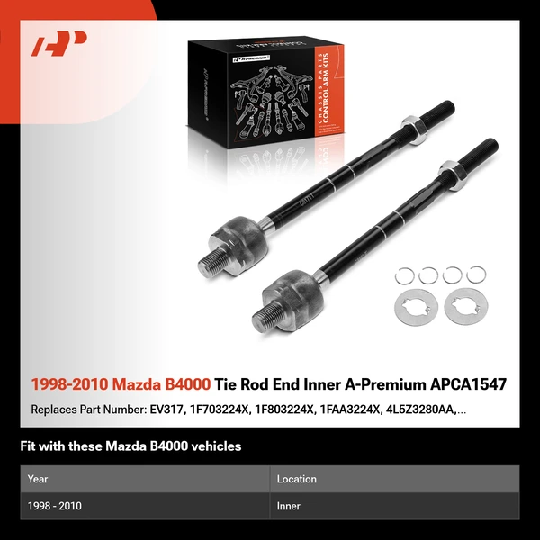 1998-2010 Mazda B4000 Tie Rod End Inner A-Premium APCA1547