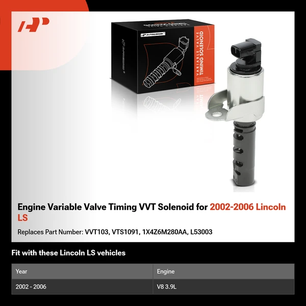 Engine Variable Valve Timing VVT Solenoid for 2002-2006 Lincoln LS