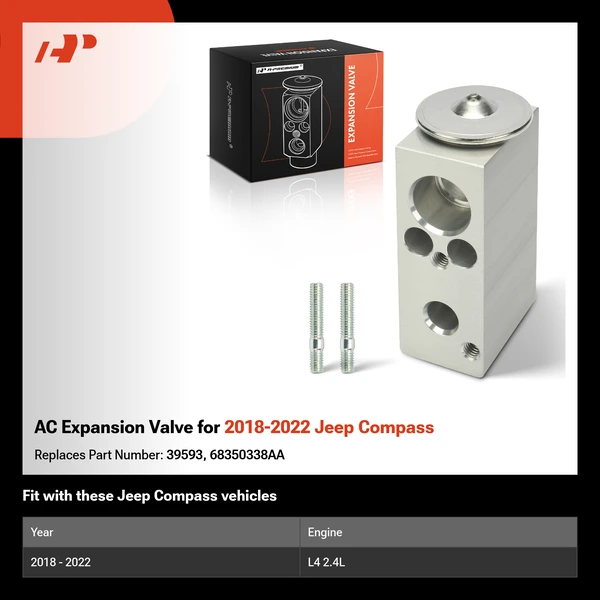 AC Expansion Valve for 2018-2022 Jeep Compass