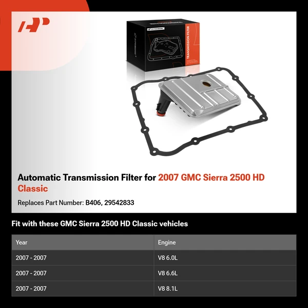 Automatic Transmission Filter for 2007 GMC Sierra 2500 HD Classic