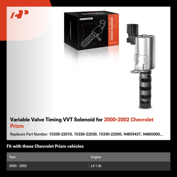 Variable Valve Timing VVT Solenoid for 2000-2002 Chevrolet Prizm