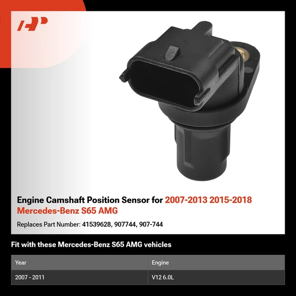 Engine Camshaft Position Sensor for 2007-2013 2015-2018 Mercedes-Benz S65 AMG
