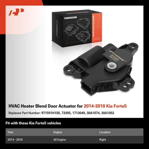 HVAC Heater Blend Door Actuator for 2014-2018 Kia Forte5