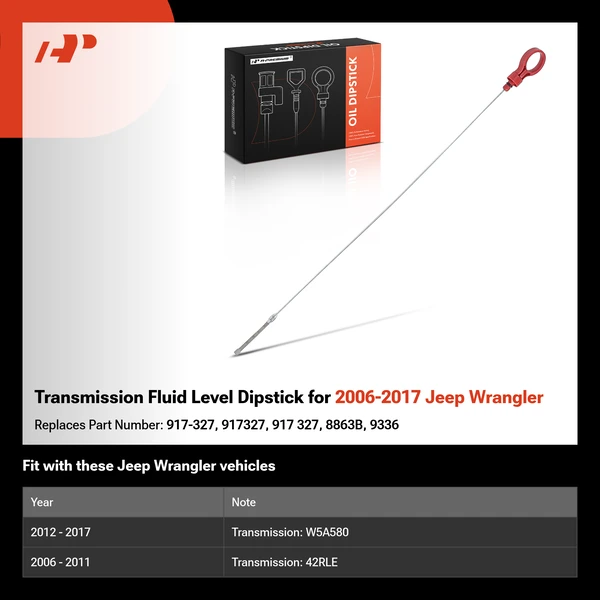 Transmission Fluid Level Dipstick for 2006-2017 Jeep Wrangler