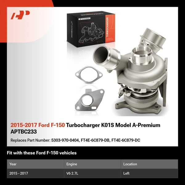 2015-2017 Ford F-150 Turbocharger K01S Model A-Premium APTBC233