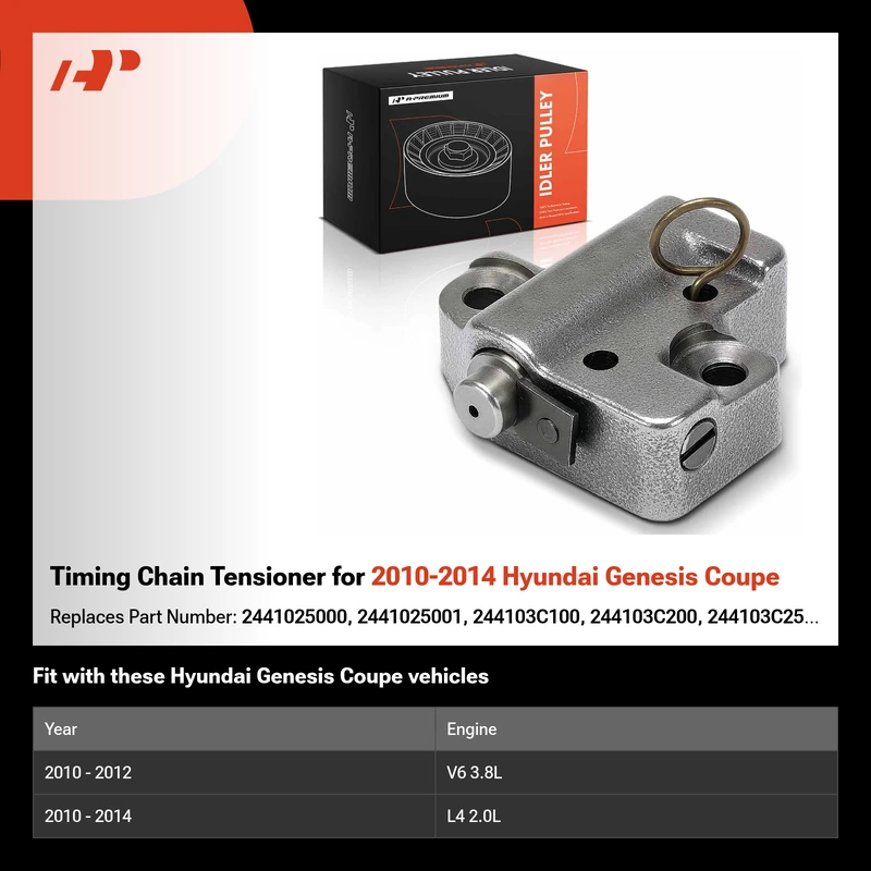 Timing Chain Tensioner for 2010-2014 Hyundai Genesis Coupe