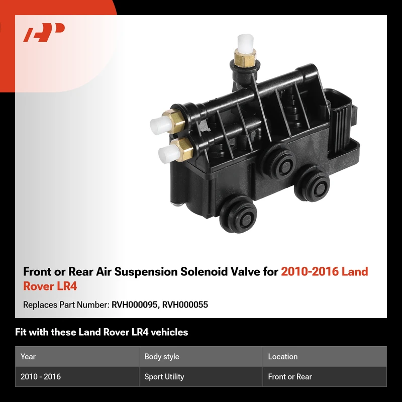 Front or Rear Air Suspension Solenoid Valve for 2010-2016 Land Rover LR4
