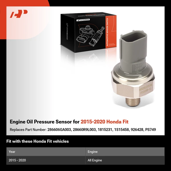 Engine Oil Pressure Sensor for 2015-2020 Honda Fit