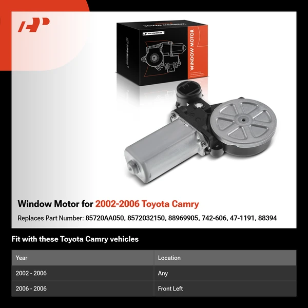 Window Motor for 2002-2006 Toyota Camry