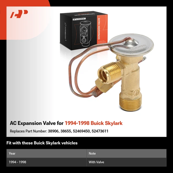 AC Expansion Valve for 1994-1998 Buick Skylark