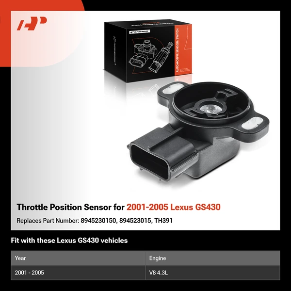 Throttle Position Sensor for 2001-2005 Lexus GS430