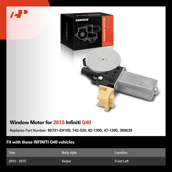 Window Motor for 2015 Infiniti Q40