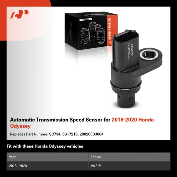 Automatic Transmission Speed Sensor for 2018-2020 Honda Odyssey