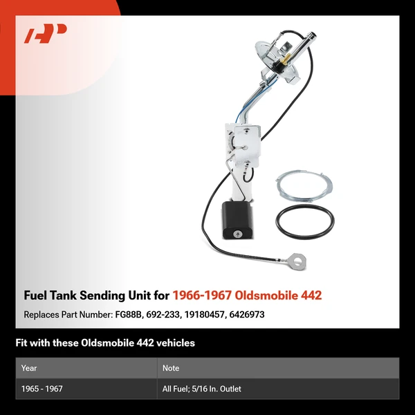 Fuel Tank Sending Unit for 1966-1967 Oldsmobile 442