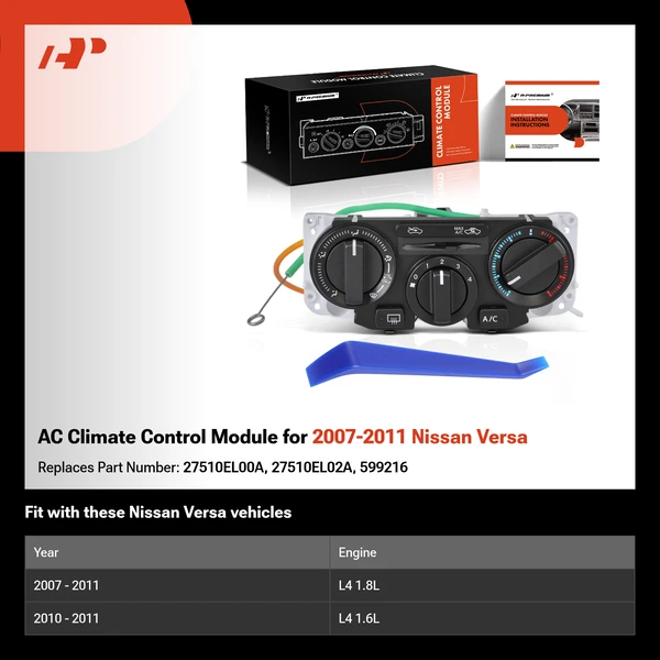 AC Climate Control Module for 2007-2011 Nissan Versa