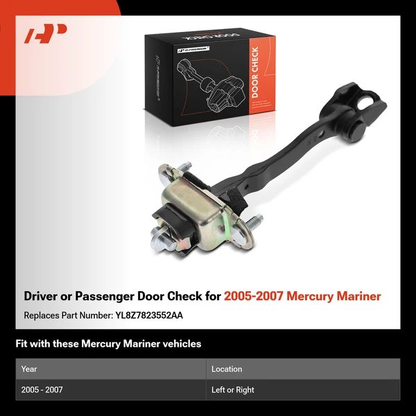 Driver or Passenger Door Check for 2005-2007 Mercury Mariner