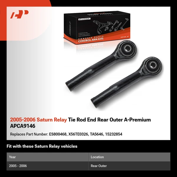 2005-2006 Saturn Relay Tie Rod End Rear Outer A-Premium APCA9146