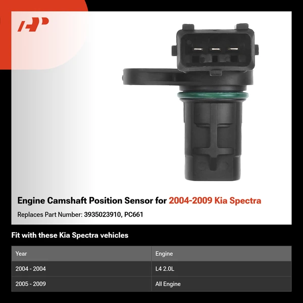 Engine Camshaft Position Sensor for 2004-2009 Kia Spectra