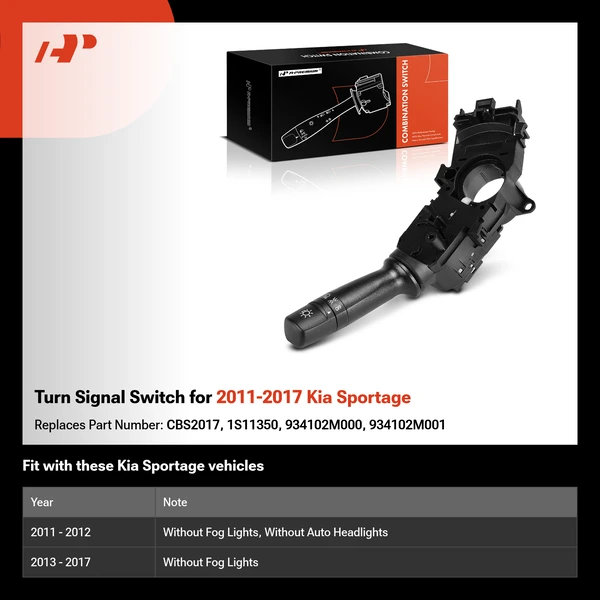 Turn Signal Switch for 2011-2017 Kia Sportage