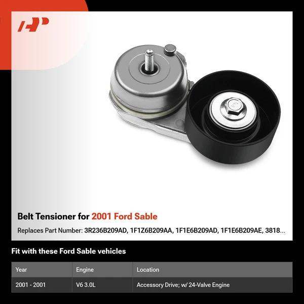 Belt Tensioner for 2001 Ford Sable