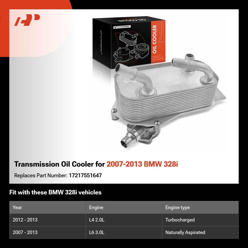 Transmission Oil Cooler for 2007-2013 BMW 328i