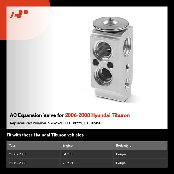 AC Expansion Valve for 2006-2008 Hyundai Tiburon