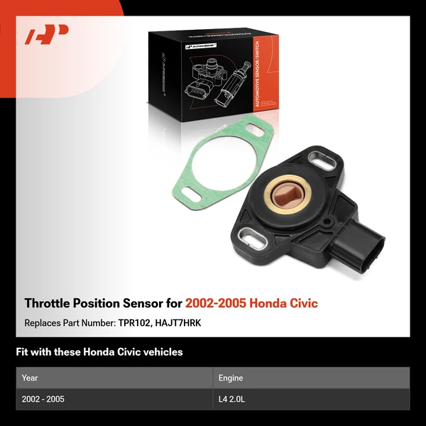 Throttle Position Sensor for 2002-2005 Honda Civic