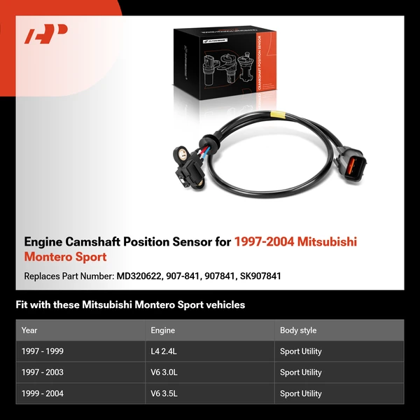 Engine Camshaft Position Sensor for 1997-2004 Mitsubishi Montero Sport