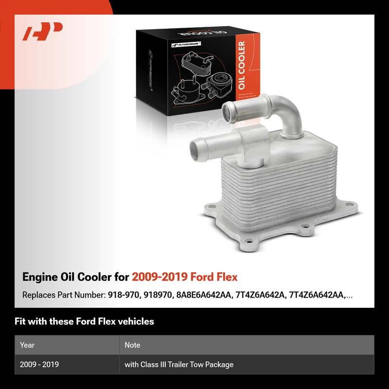 Engine Oil Cooler for 2009-2019 Ford Flex