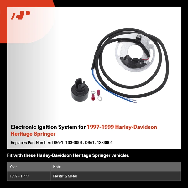 Electronic Ignition System for 1997-1999 Harley-Davidson Heritage Springer