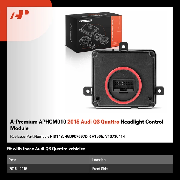 A-Premium APHCM010 2015 Audi Q3 Quattro Headlight Control Module