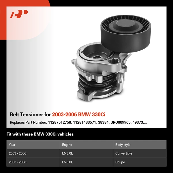 Belt Tensioner for 2003-2006 BMW 330Ci