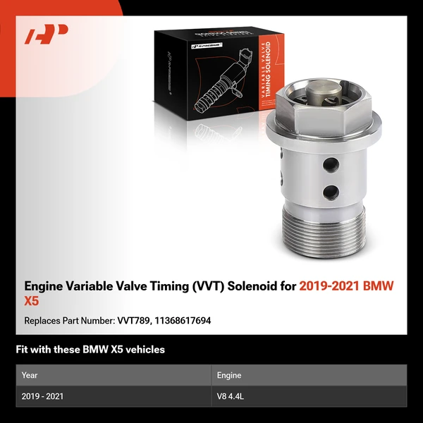Engine Variable Valve Timing (VVT) Solenoid for 2019-2021 BMW X5