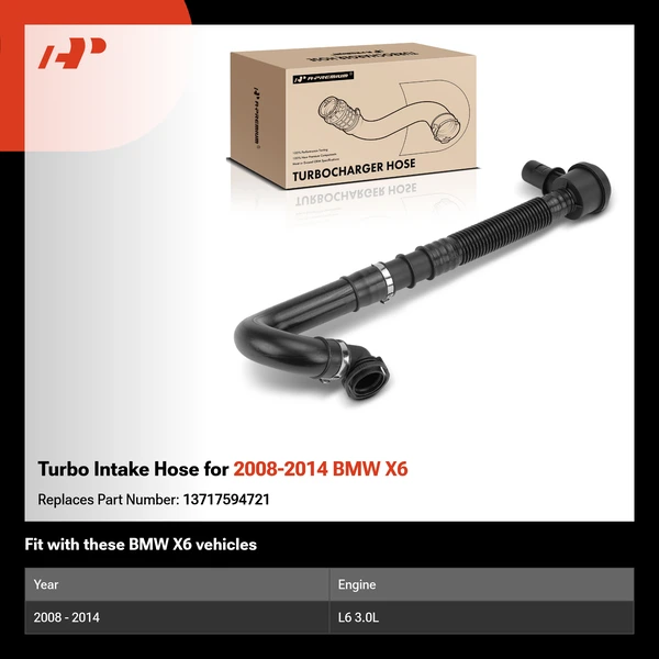 Turbo Intake Hose for 2008-2014 BMW X6