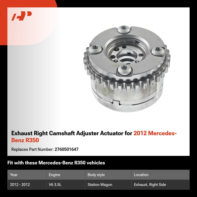 Exhaust Right Camshaft Adjuster Actuator for 2012 Mercedes-Benz R350