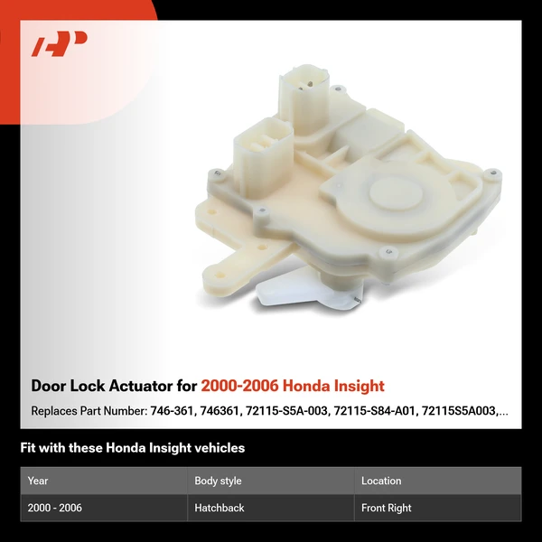 Door Lock Actuator for 2000-2006 Honda Insight