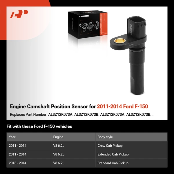 Engine Camshaft Position Sensor for 2011-2014 Ford F-150