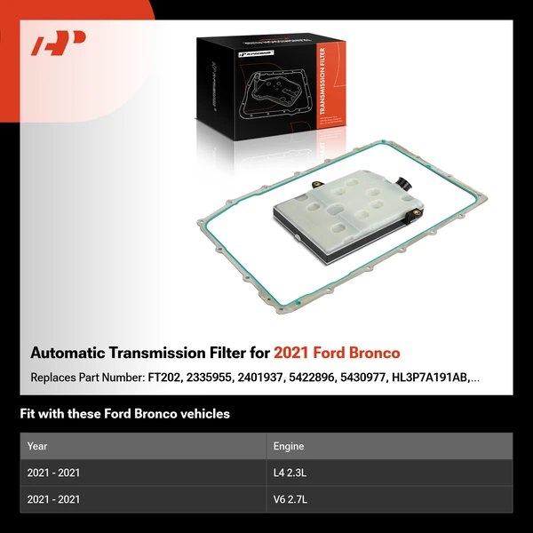 Automatic Transmission Filter for 2021 Ford Bronco
