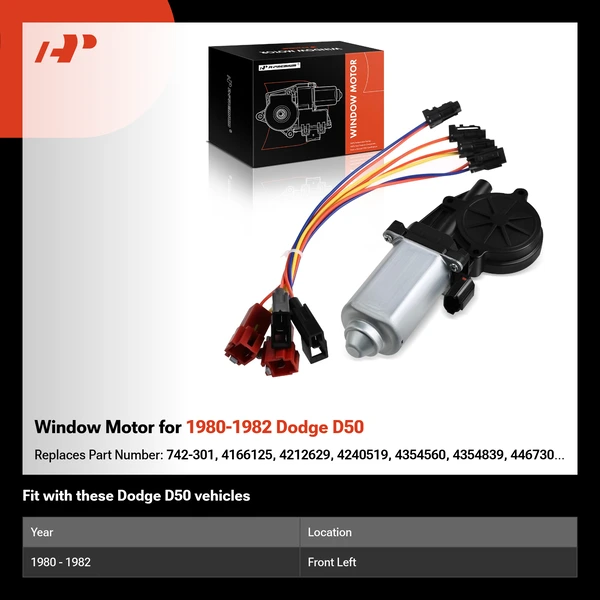 Window Motor for 1980-1982 Dodge D50