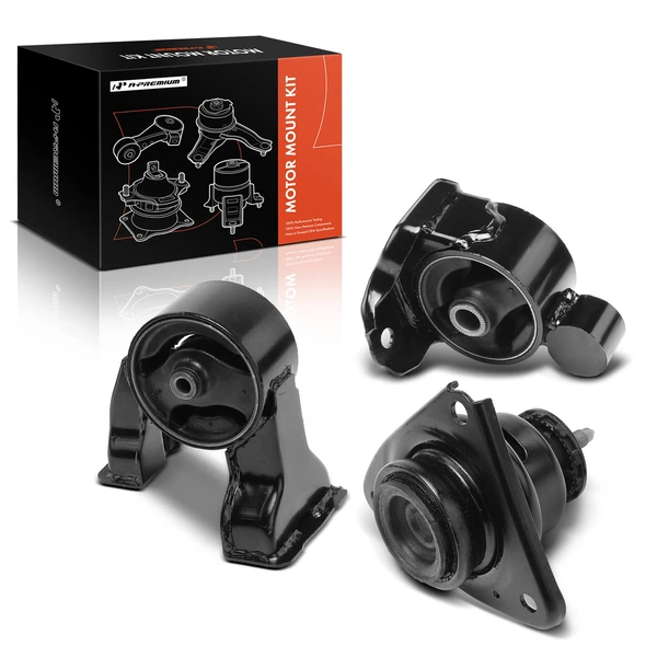 3-Pc Motor Mount Front & Rear A-Premium APEM324